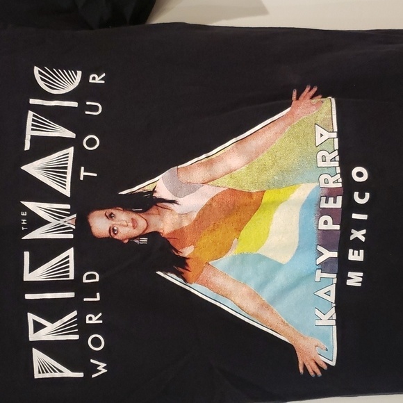 Euro The Prizmatic World Tour 2014 Katy Perry Mexico T-Shirt Ladies Black S - Picture 4 of 12